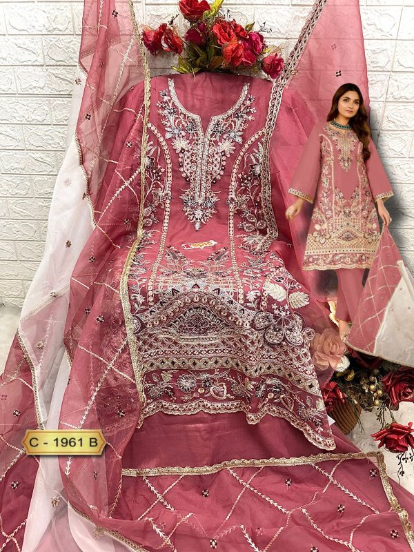 FEPIC C 1961 ROSEMEEN SALWAR SUITS WHOLESALE