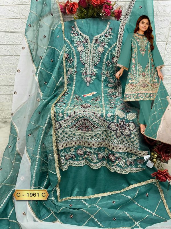 FEPIC C 1961 ROSEMEEN SALWAR SUITS WHOLESALE