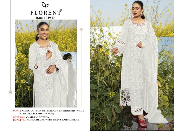 FLORENT 1029 D COTTON PAKISTANI SUITS IN INDIA