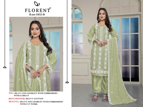 FLORENT 1032 A B C D PAKISTANI SUITS WHOLESALE