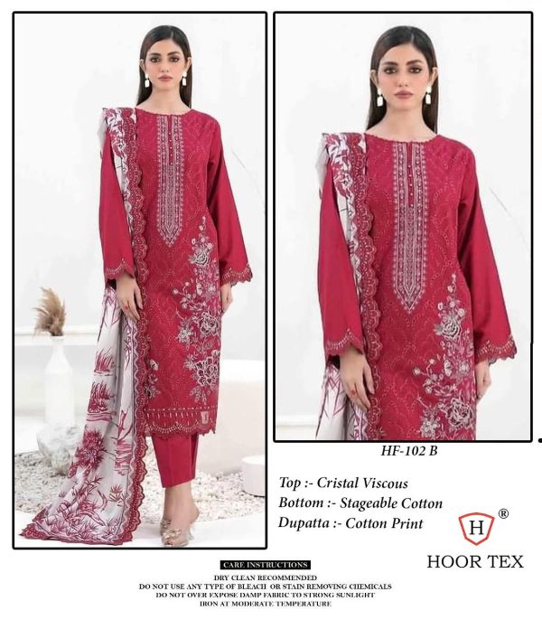 HOOR TEX HF 102 A B C D READYMADE SUITS WHOLESALE