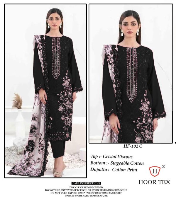 HOOR TEX HF 102 A B C D READYMADE SUITS WHOLESALE