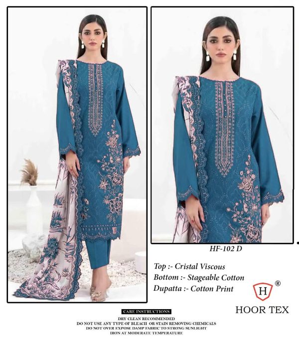 HOOR TEX HF 102 A B C D READYMADE SUITS WHOLESALE