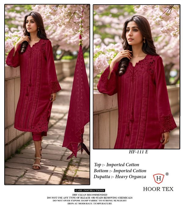 HOOR TEX HF 111 A TO E READYMADE SALWAR SUITS