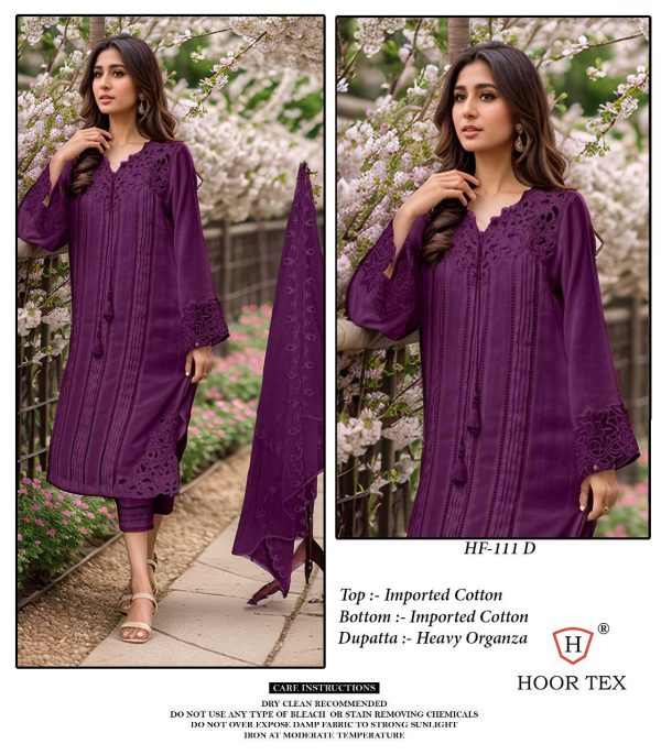 HOOR TEX HF 111 A TO E READYMADE SALWAR SUITS