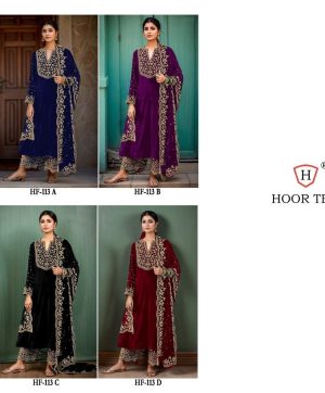 HOOR TEX HF 113 A B C D READYMADE SUITS