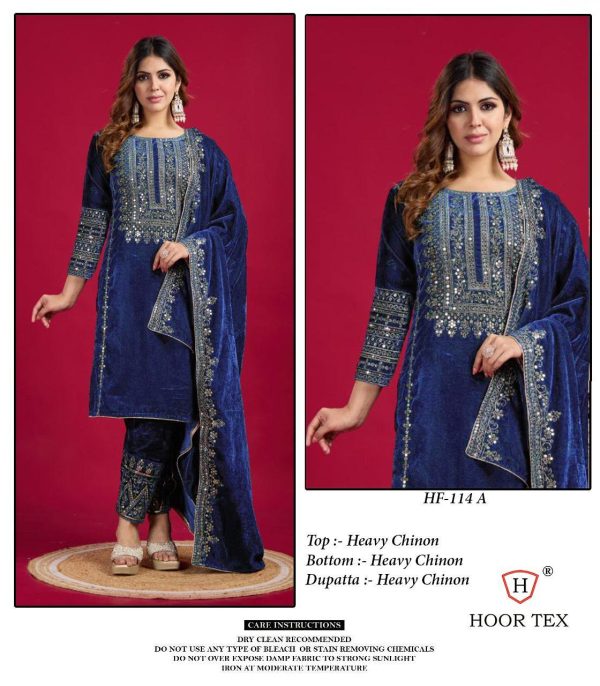 HOOR TEX HF 114 A READYMADE PAKISTANI SUITS