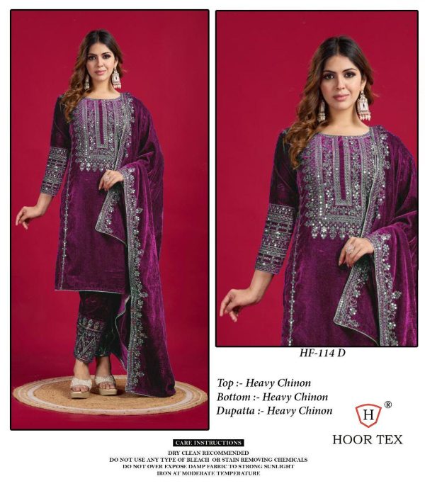 HOOR TEX HF 114 D READYMADE PAKISTANI SUITS