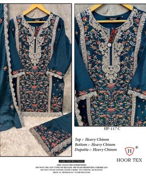 HOOR TEX HF 117 C READYMADE SALWAR SUITS