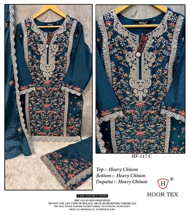 HOOR TEX HF 117 C READYMADE SALWAR SUITS