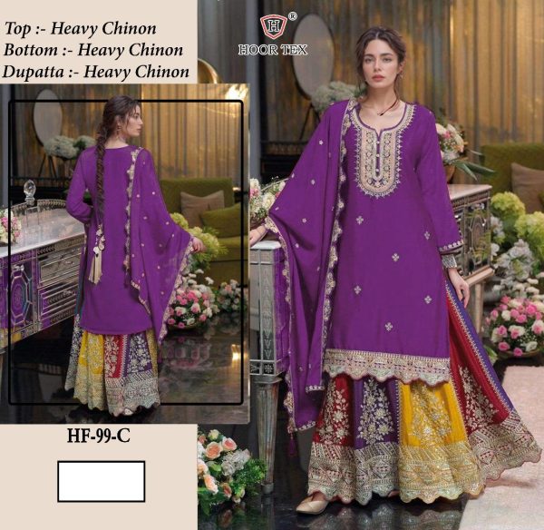 HOOR TEX HF 99 C READYMADE PAKISTANI SUITS