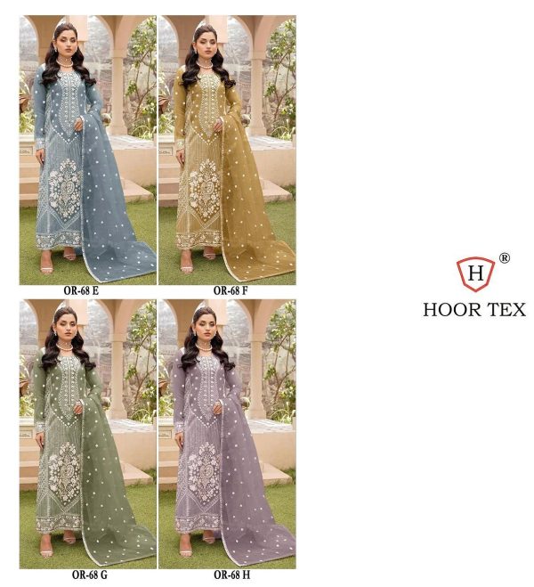 HOOR TEX OR 68 E F G H PAKISTANI SUITS IN INDIA