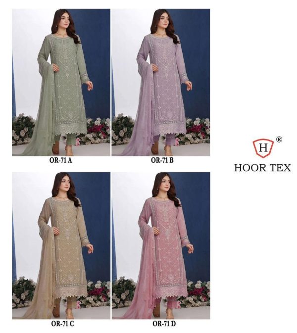 HOOR TEX OR 71 A B C D PAKISTANI SALWAR SUITS