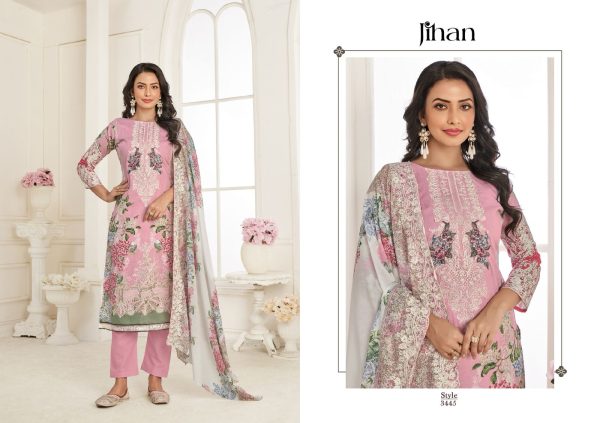 JIHAN 3445 NEEDLE WONDER VOL 4 COTTON SUITS