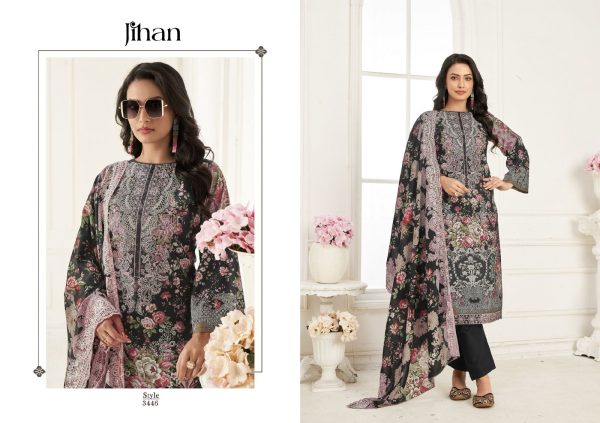 JIHAN 3446 NEEDLE WONDER VOL 4 COTTON SUITS