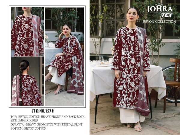 JOHRA TEX JT 157 H RAYON PAKISTANI SUITS IN INDIA