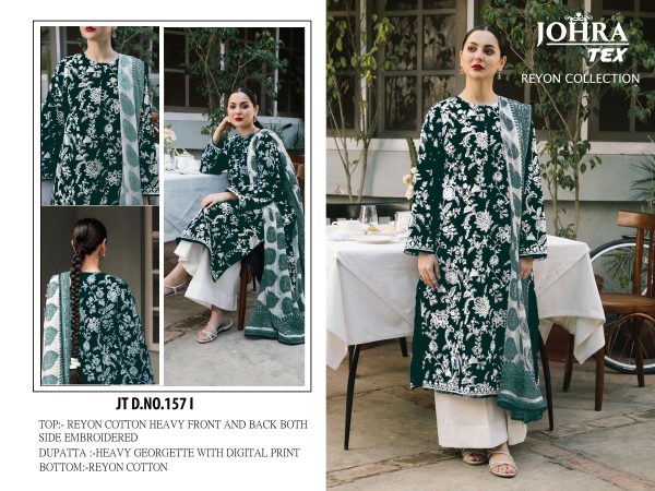 JOHRA TEX JT 157 I RAYON PAKISTANI SUITS IN INDIA