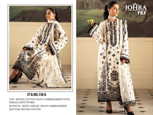 JOHRA TEX JT 158 A RAYON PAKISTANI SUITS