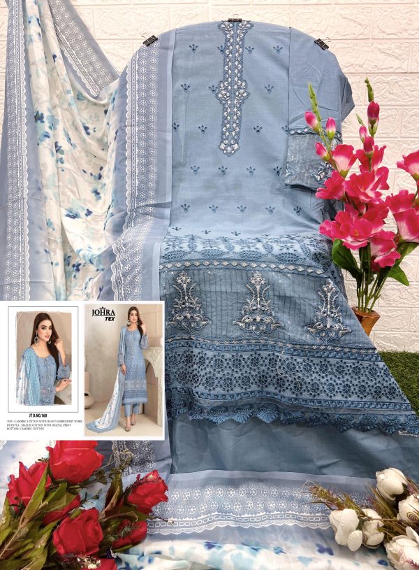 JOHRA TEX JT 160 PAKISTANI COTTON SUITS