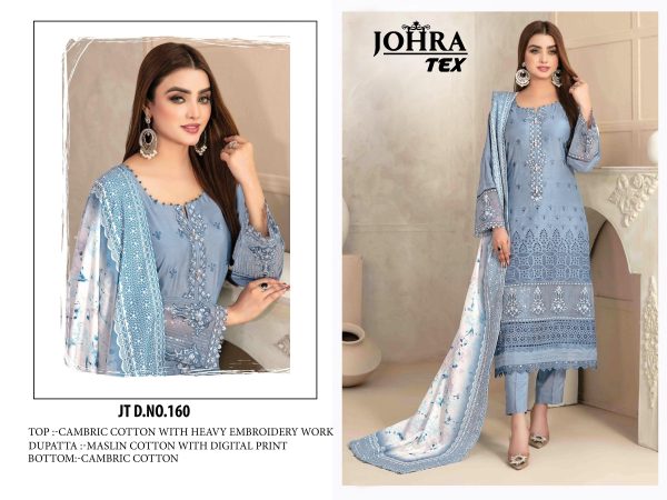 JOHRA TEX JT 160 PAKISTANI COTTON SUITS