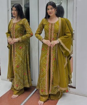 KARMA FASHION ST 201 B DESIGNER PLAZZO SUITS