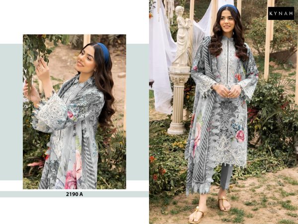 KYNAH 2190 A PAKISTANI COTTON SALWAR SUITS