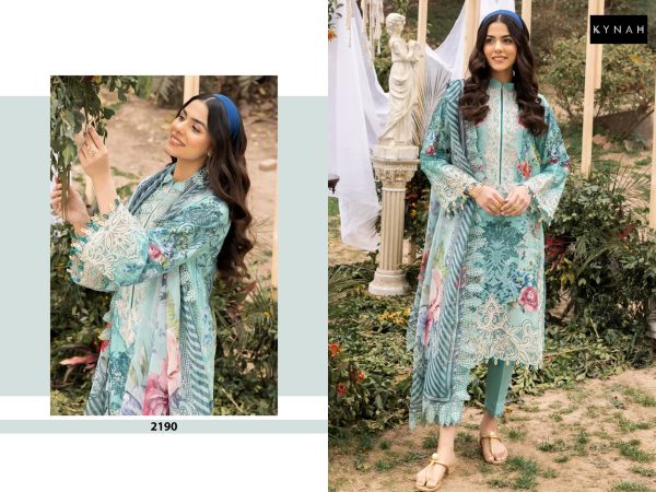 KYNAH 2190 PAKISTANI COTTON SALWAR SUITS