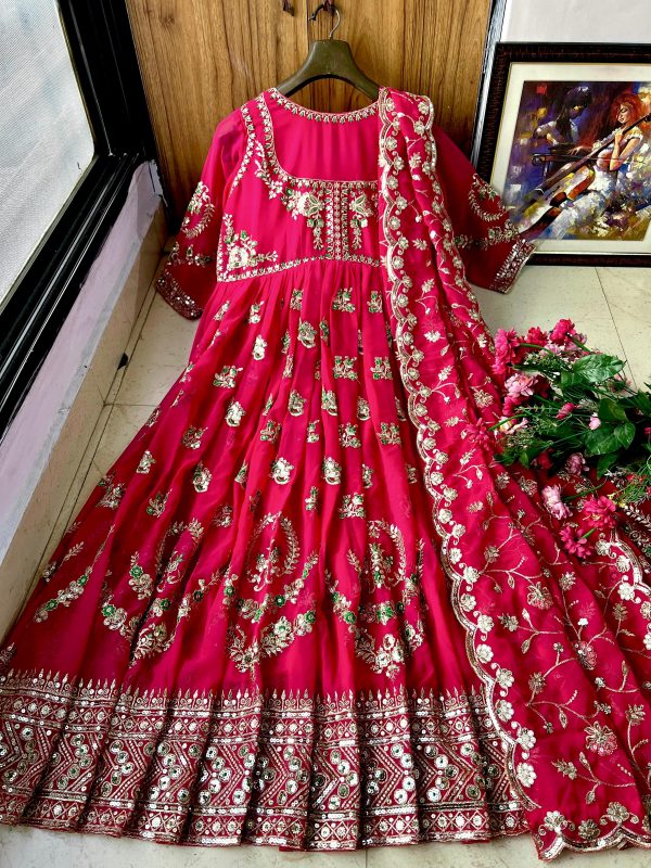 LC 1346 DESIGNER GOWN WHOLESALE IN SURAT