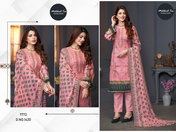 MEHBOOB TEX 1420 PAKISTANI COTTON SUITS