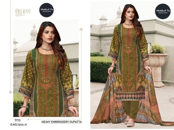 MEHBOOB TEX 1444 A PAKISTANI COTTON SUITS ONLINE