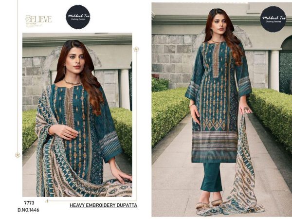 MEHBOOB TEX 1446 PAKISTANI COTTON SUITS ONLINE