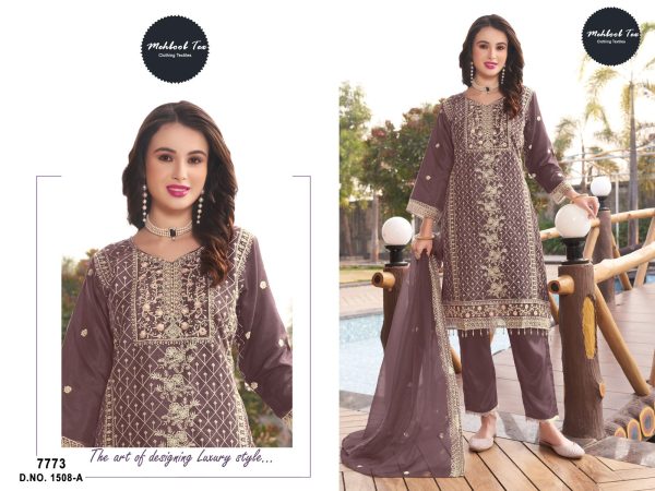 MEHBOOB TEX 1508 A B C D SALWAR SUITS ONLINE