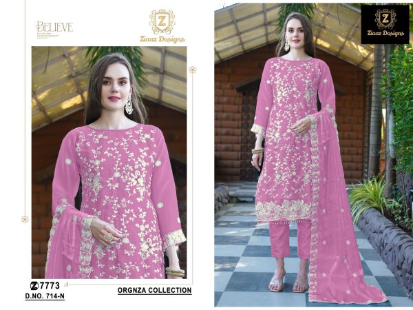 ZIAAZ DESIGNS 714 M SALWAR KAMEEZ SUITS