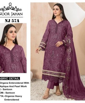 NOOR JAHAN NJ 57 A PAKISTANI SALWAR SUITS