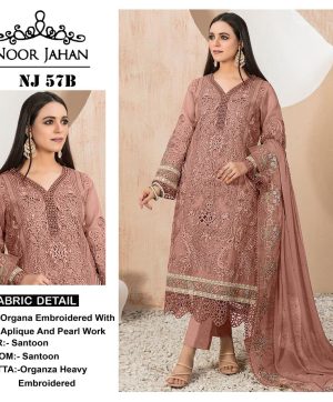 NOOR JAHAN NJ 57 B PAKISTANI SALWAR SUITS