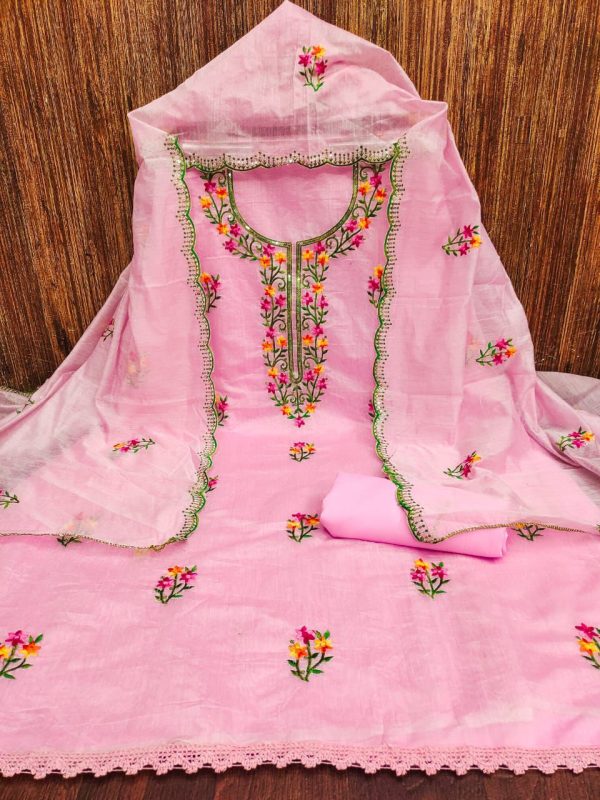 RN SILK MILL EMBROIDERED SUITS MATERIALS