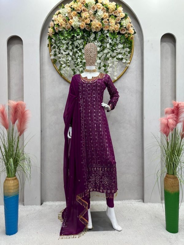 RTC 5716 A DESIGNER GEORGETTE SALWAR SUITS