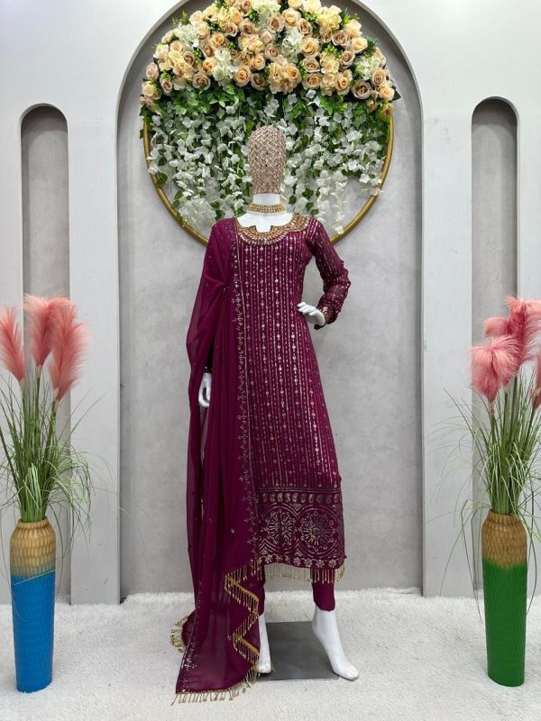 RTC 5716 C DESIGNER GEORGETTE SALWAR SUITS