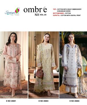 SANIYA 25001-25003 OMBR'E NX VOL 25 SUITS