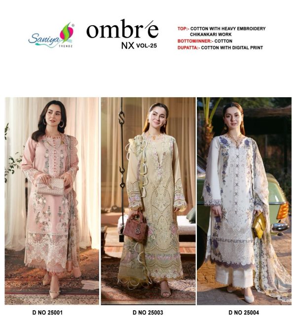 SANIYA 25001-25003 OMBR'E NX VOL 25 SUITS