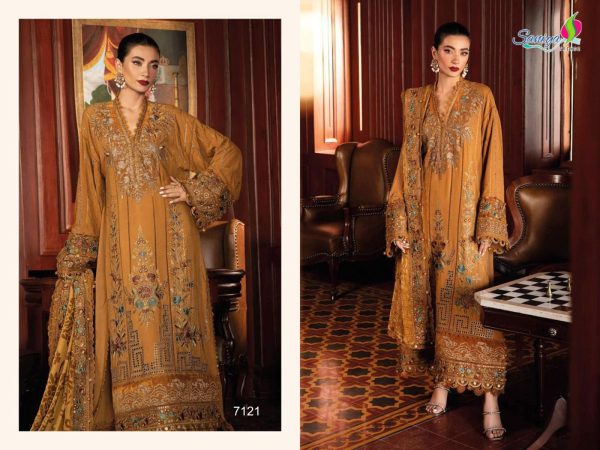 SANIYA TRENDZ 7121 SALWAR SUITS WHOLESALE