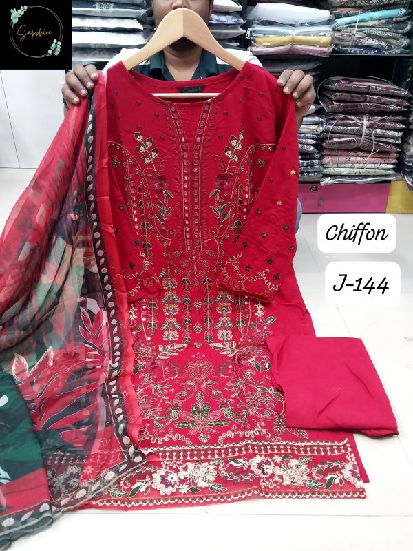 SAPPHIRE JAZMIN J 144 B READYMADE COTTON SUITS