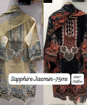 SAPPHIRE PATCHWORK & EMBROIDERED SUITS