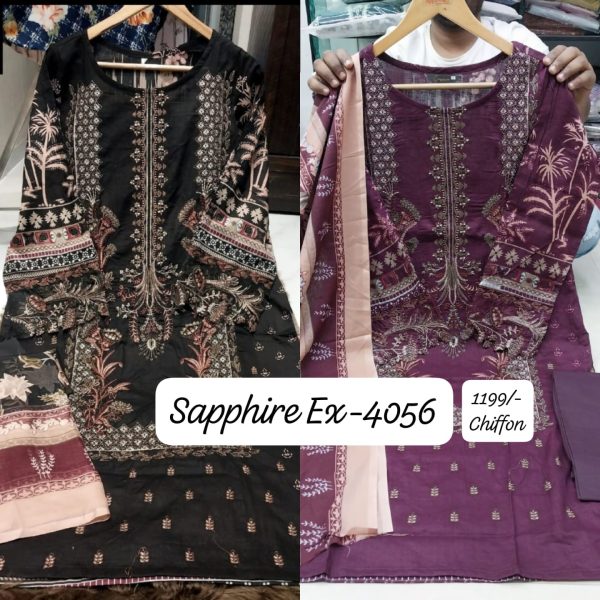 SAPPHIRE PATCHWORK & EMBROIDERED SUITS