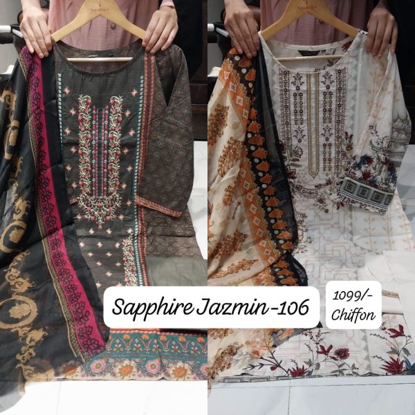 SAPPHIRE PATCHWORK & EMBROIDERED SUITS