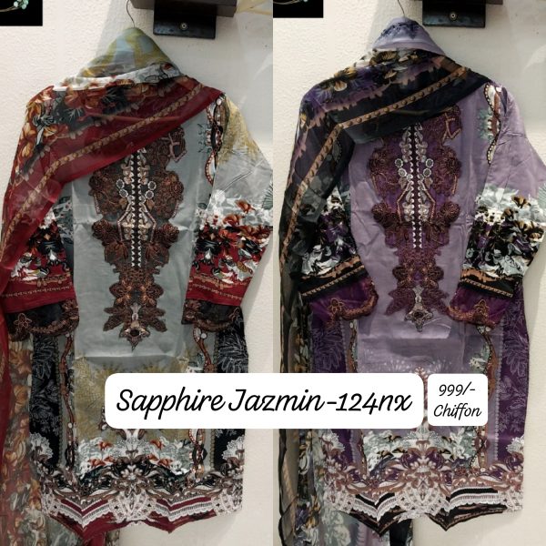 SAPPHIRE PATCHWORK & EMBROIDERED SUITS