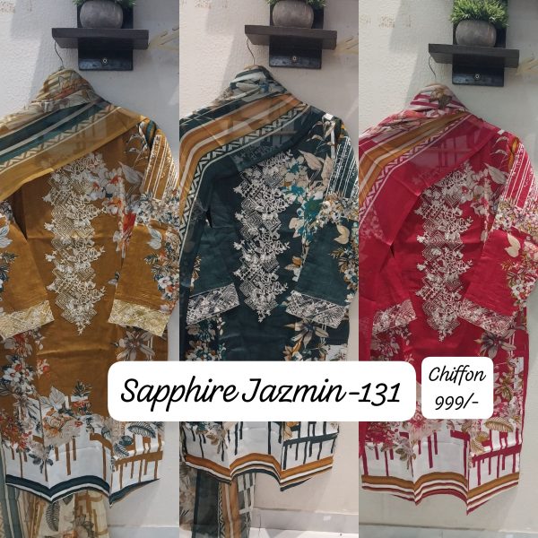 SAPPHIRE PATCHWORK & EMBROIDERED SUITS