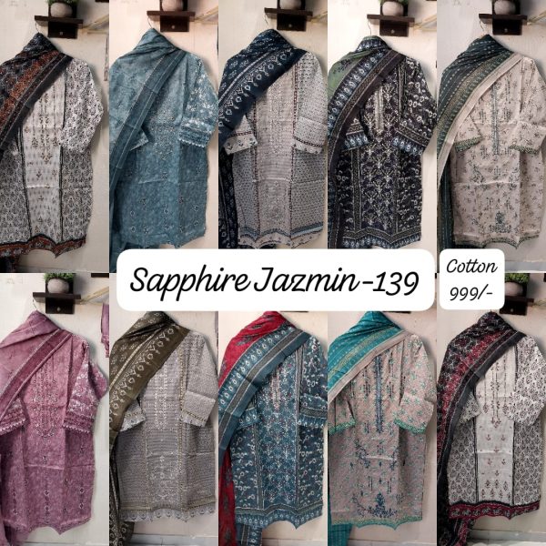 SAPPHIRE PATCHWORK & EMBROIDERED SUITS