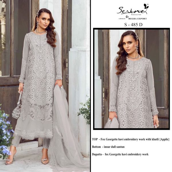 SERINE S 485 A B C D PAKISTANI SALWAR SUITS