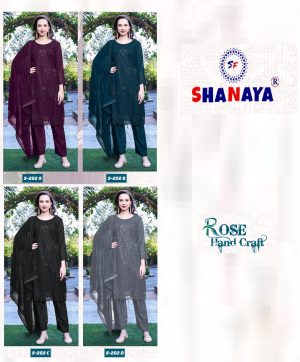 SHANAYA FASHION S 202 A B C D ROSE PAKISTANI SUITS